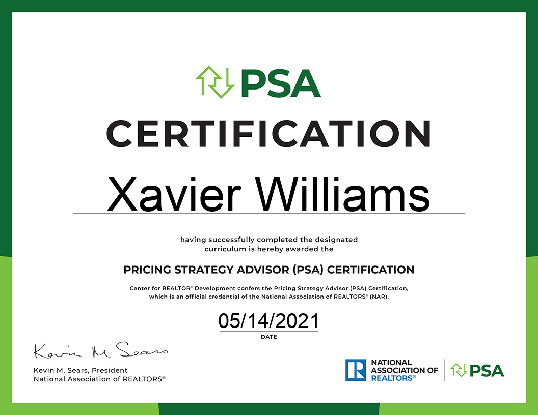 Pricing Strategy Advisor Certificate